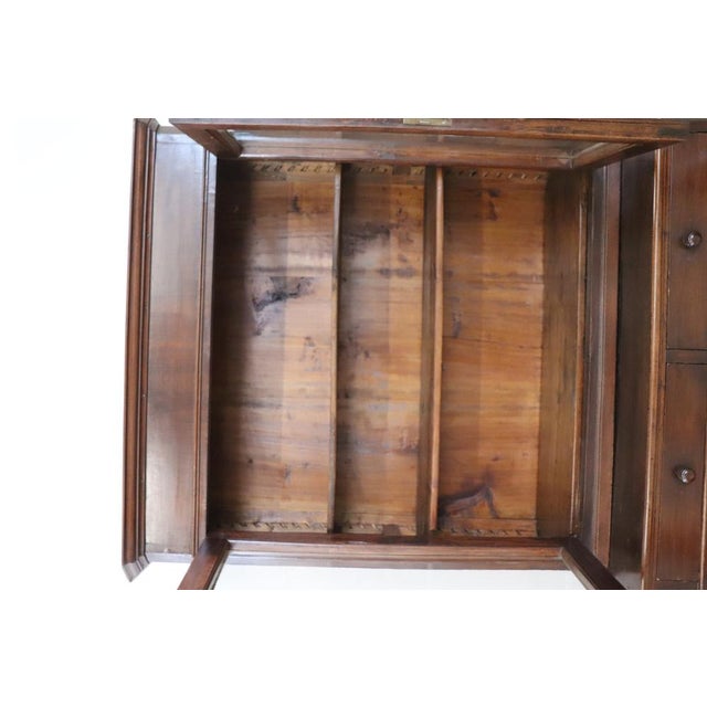 Antique Mid 19th Century Sideboard in Walnut Veneer For Sale - Image 16 of 17