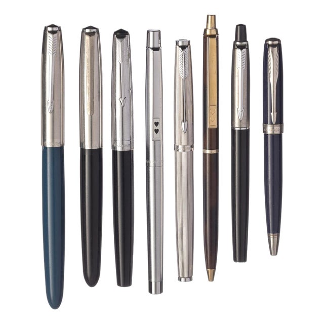 Parker Pens, Set of 8 For Sale