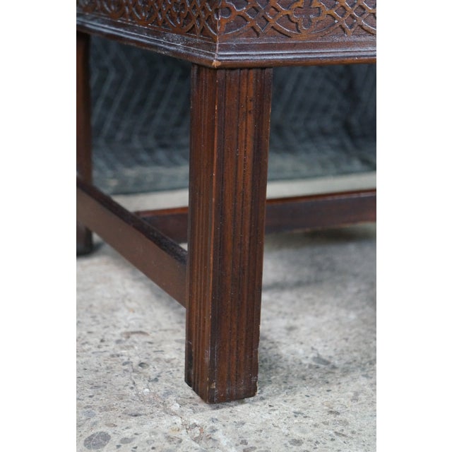 Henredon 18th C. Chippendale Style Mahogany Semainier Chest Lingerie Dresser 59" For Sale - Image 13 of 18