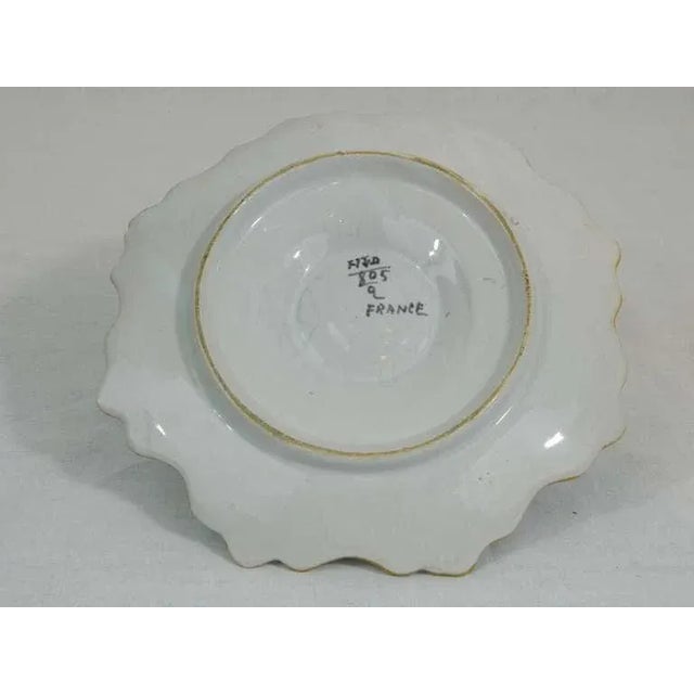 Mid 19th Century Group of Two French Faience Ink Wells, 19th Century For Sale - Image 5 of 9