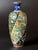 Japanese Antique Japanese Meiji Cloisonné Vase - Phoenix & Aventurine Goldstone, 7" For Sale - Image 3 of 7