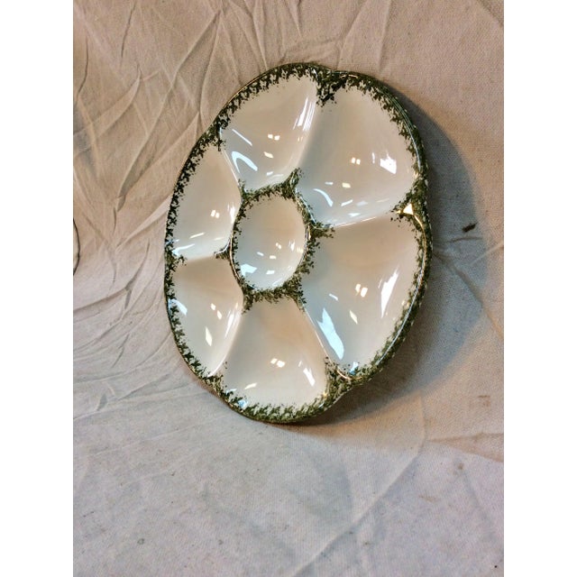 20th Century French Oyster Plate, Gien Chairish
