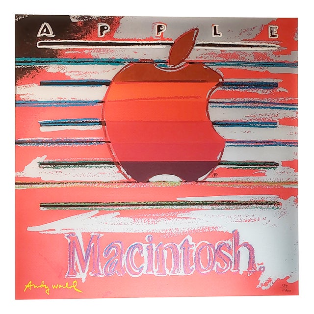 After Andy Warhol, Apple Macintosh, Lithograph, 1980s For Sale