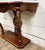 Brown Vintage Carved Mahogany Serpentine Console Table Hall Table Entryway Table For Sale - Image 8 of 10