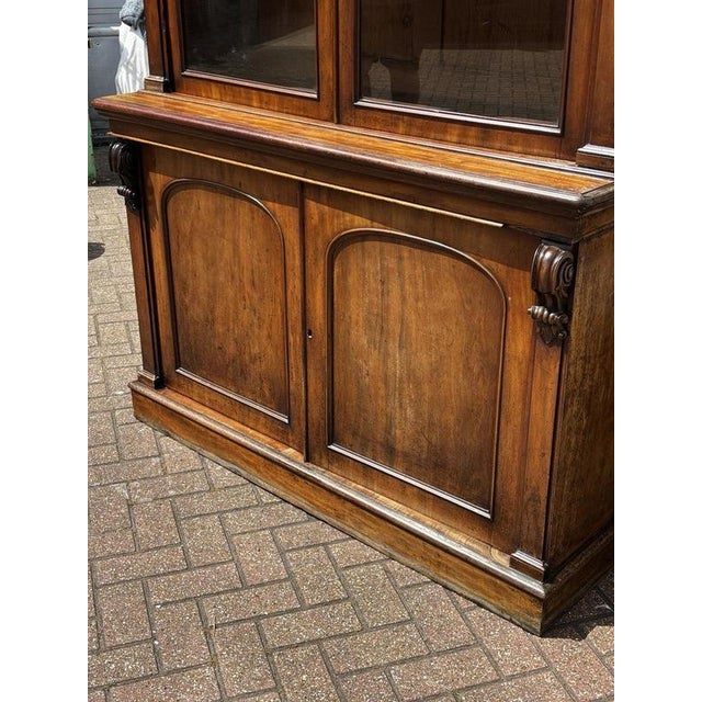 Victorian Mahogany Bookcase For Sale - Image 6 of 7