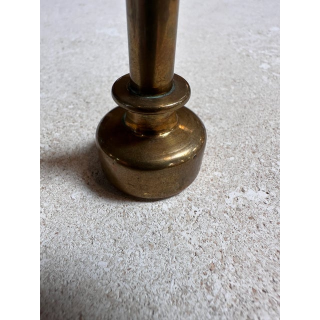 Metal Hans-Agne Jakobsson Brass Candle Holder, 1960s For Sale - Image 7 of 7