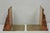 Vintage Chinese Hand Carved Hard Wood Scholar Bookends by George Zee - A Pair For Sale - Image 15 of 18
