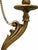 Arts & Crafts Vintage Quoizel Classic Style Ornate 3 Arm Chandelier With Shades For Sale - Image 3 of 6