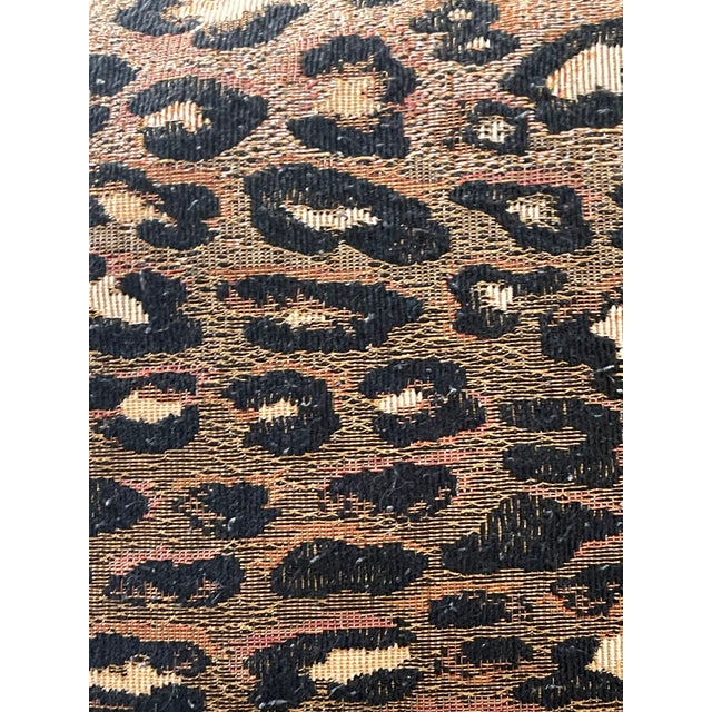 1960s 1960s Pair Brocade Animalia Safari Style Pillowd For Sale - Image 5 of 5