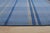 8x10 Maya Opulent Blue Kilim Geometric Plaid Modern Flatweave Wool Carpet Rug For Sale - Image 4 of 9