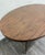 Mid-Century Modern Vintage Mid Century Modern Folding Laminate Top Oval Dining Table For Sale - Image 3 of 12