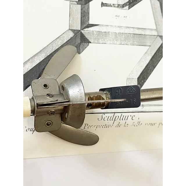 Vintage Opal Glass Pendant Lamp by Aloys F. Gangkofner for Peill & Putzler, 1950s For Sale - Image 11 of 13