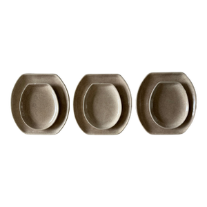 Set of 6 Mid Century Denwar Bantu California Pottery Plates