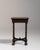 19th Century France Deep Walnut Brown Carved Barley-Twist Pedestal Side Table For Sale - Image 4 of 11