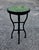 14" Mini Moroccan Mosaic Accent Table – Tamegroute Green Tile Top For Sale - Image 10 of 11