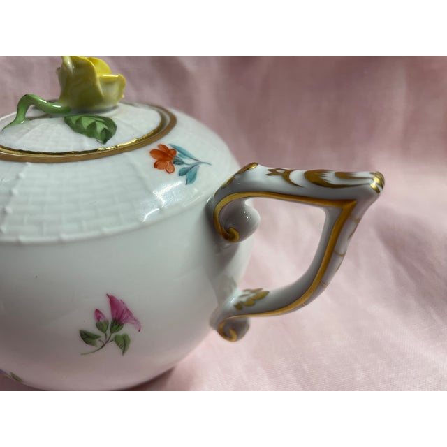 Herend Kimberly Mille Fleur Pattern Teapot For Sale - Image 6 of 10
