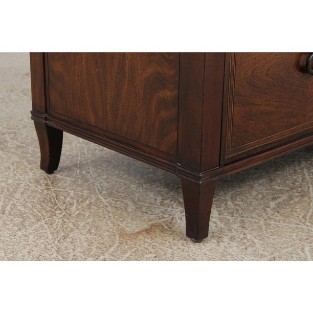 Theodore Alexander 7 Drawer Mahogany High Chest For Sale - Image 11 of 13