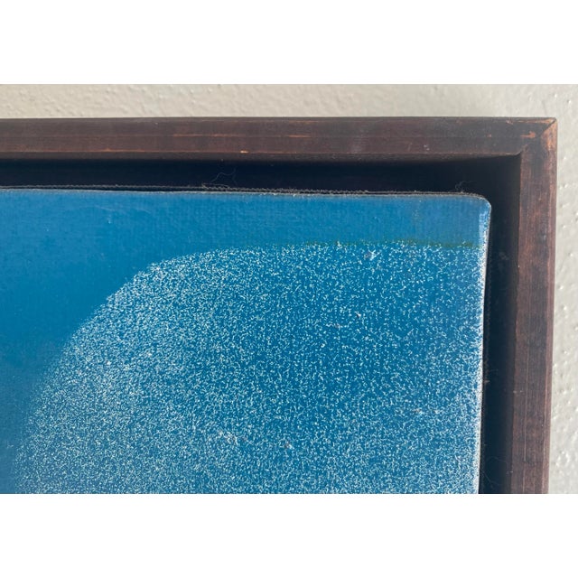 Mid-Century Modern Abstract Painting by Pennsylvania Artist Lucille McBeth, Framed For Sale - Image 4 of 8