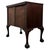 Wood Antique Mahogany Chest with Traditional Design, 1900s For Sale - Image 7 of 12
