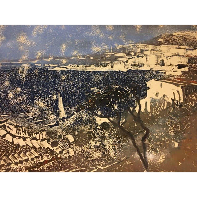 Wegener Hans Jürgen, Southern Harbor Sea View, 1970s, Oil on Canvas For Sale - Image 10 of 12