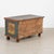1822 Original Hand-Painted Blue Pine Flat Top Trunk For Sale - Image 13 of 13