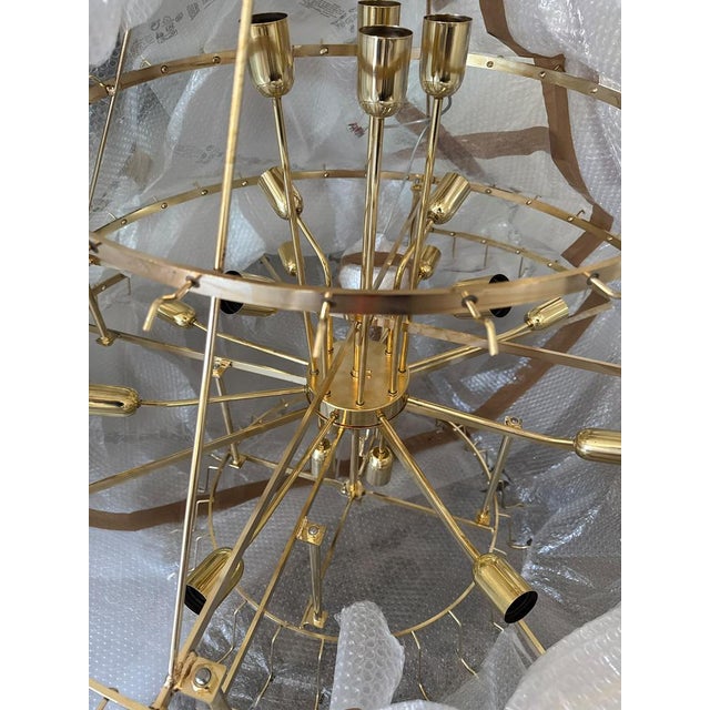 Contemporary Pink Tronchi Murano Glass Chandelier by Simoeng for Simoeng For Sale - Image 3 of 11