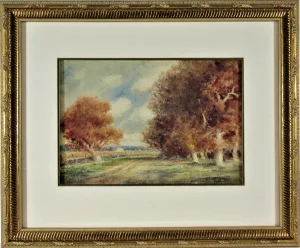 Frederick Leo Hunter, Landscape with Trees, 1909