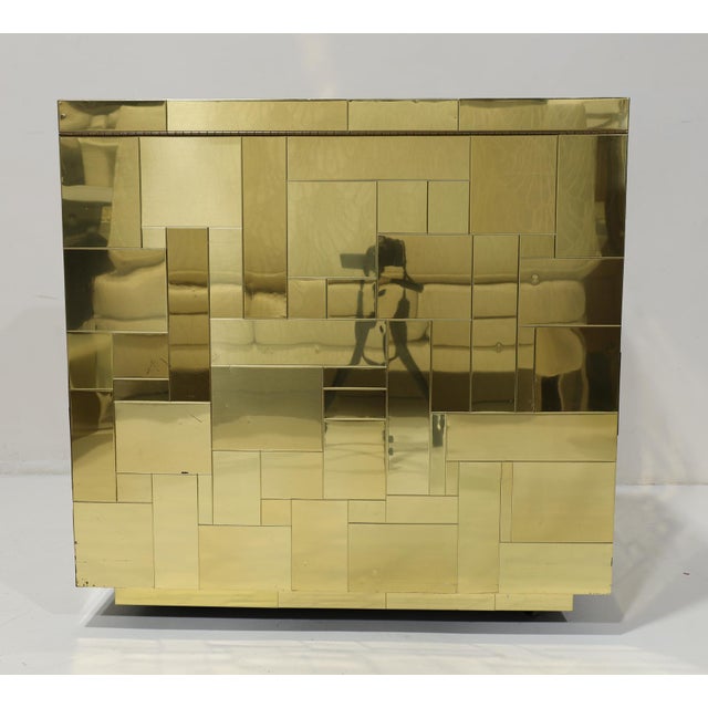 Paul Evans Cityscape Bar Cart in Brass For Sale In Dallas - Image 6 of 11