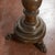 Brown Louis XIV Floor Candlestick with Turned Lion Feet For Sale - Image 8 of 18