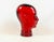Vintage German Red Glass Head, 1970s For Sale - Image 6 of 13