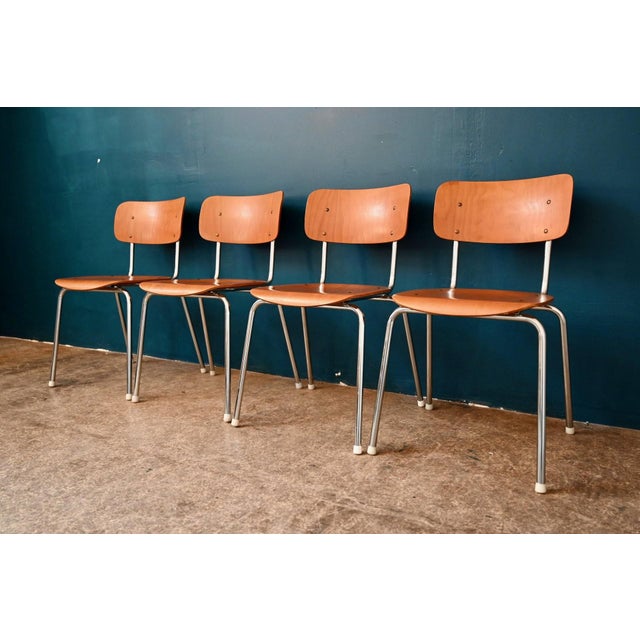 Tubular Chrome Chairs, 1970s, Set of 4 For Sale - Image 3 of 8