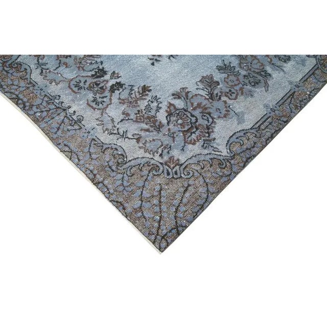 Turkish Hand Carved Rug For Sale - Image 4 of 7