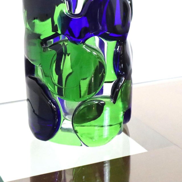 Artistic Glass Vase by Jaroslav Svoboda, 1980 For Sale - Image 3 of 6