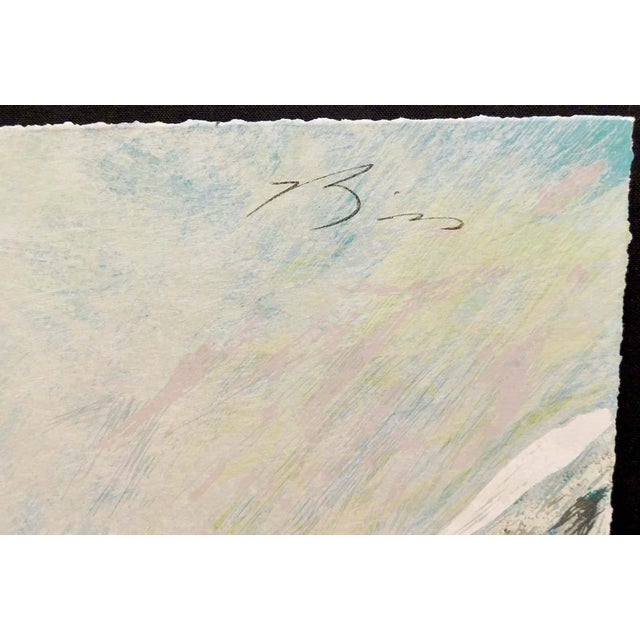 "Autumn Mountain Haze" Original Limited Edition Serigraph on paper by Earl Biss Hand Signed by the Artist Art size : 31.5"...