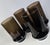 Mid-Century Modern Vintage Deepest Mocha Swerve Tumblers- Set of Four For Sale - Image 3 of 9