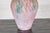 Pink Hand-Crafted American Artists Collection Pink Pastel Vase with Weaving For Sale - Image 8 of 12
