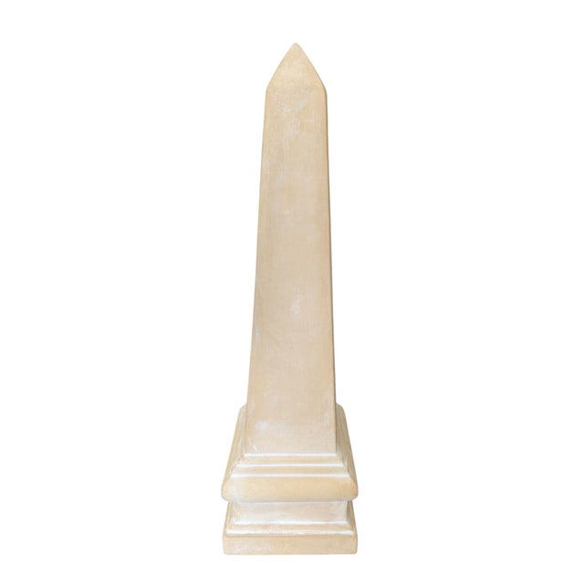 Vintage Large-Scale Obelisk Statue For Sale - Image 9 of 16