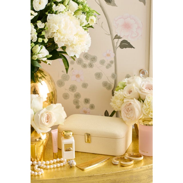 Contemporary AERIN Abella Faux Shagreen Large Jewelry Box For Sale - Image 3 of 3