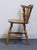 Conant Ball Solid Hard Rock Maple Colonial Early American Spindle Back Dining Side Chair 3525 2111 For Sale In Kansas City - Image 6 of 9