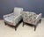 1960s Pair of Walnut Framed Lounge Chairs by Harvey Probber Mid Century, Attributed For Sale - Image 5 of 11