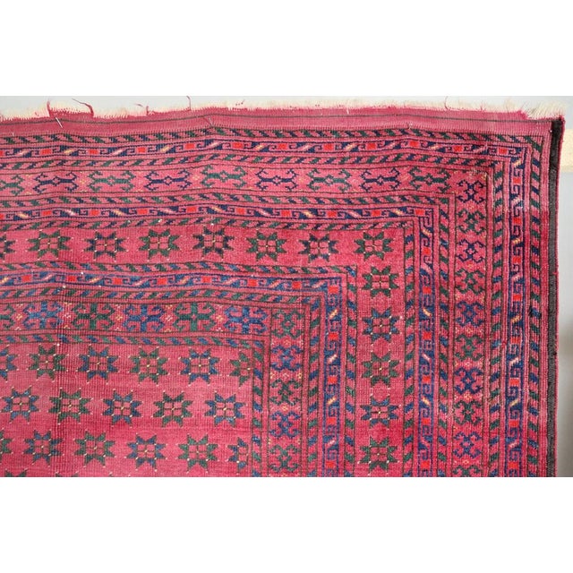 Large Antique Hand-Knotted Tekke Rug, 1890s For Sale - Image 11 of 18
