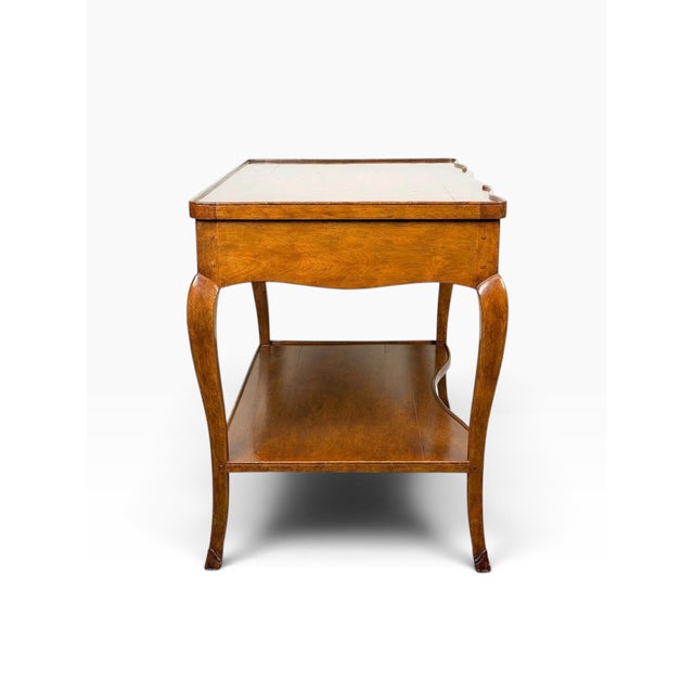 1990s Dennis & Leen French Country Fruitwood Side Table Nightstand For Sale - Image 5 of 5