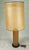 Wood Mid 20th Century Mid Century Modern Gruvwood Lamp Walnut and Black Metal Base For Sale - Image 7 of 14