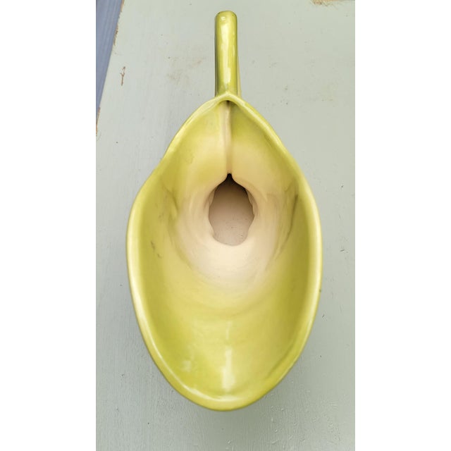 Mid-Century Hull Pottery Cornucopia Vase For Sale - Image 4 of 8