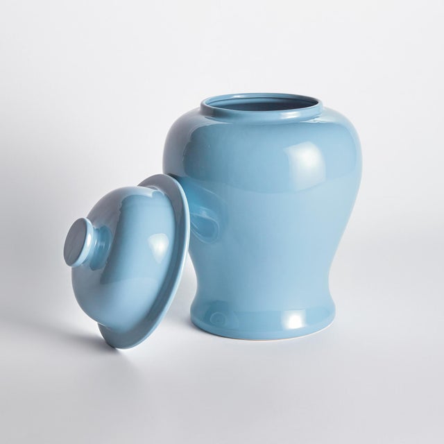 Modern Koa Wide Lidded Ginger Jar Small For Sale - Image 3 of 4