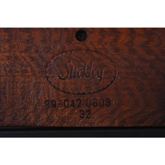 Stickley Harvey Ellis Mission Oak Slag Glass Lamp For Sale - Image 11 of 11