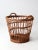 Mid 20th Century Vintage Wicker Basket For Sale - Image 5 of 11