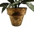 Mid 20th Century Vintage Italian Gilt Tole Potted White Roses Floral / Flowers / Rose Floral Arrangement / Sculpture For Sale - Image 5 of 9
