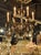 Early 20th C. Italian Gilt Tole and Crystal Chandelier For Sale - Image 4 of 6