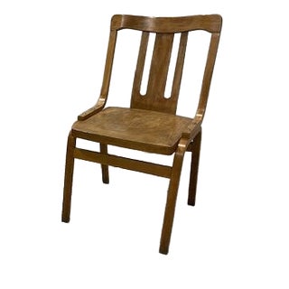 Vintage Wooden Chair from TON For Sale